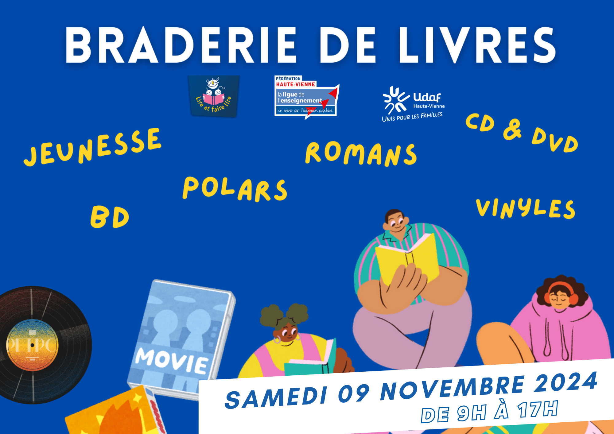 Lire et faire lire organise sa grande braderie de livres 