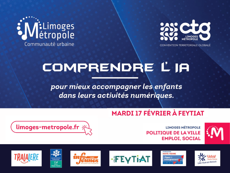 "Comprendre l'IA" : un événement pour mieux accompagner les enfants dans leurs activités numériques
