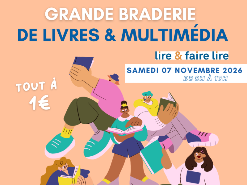 La grande braderie Lire et faire lire revient cet automne !