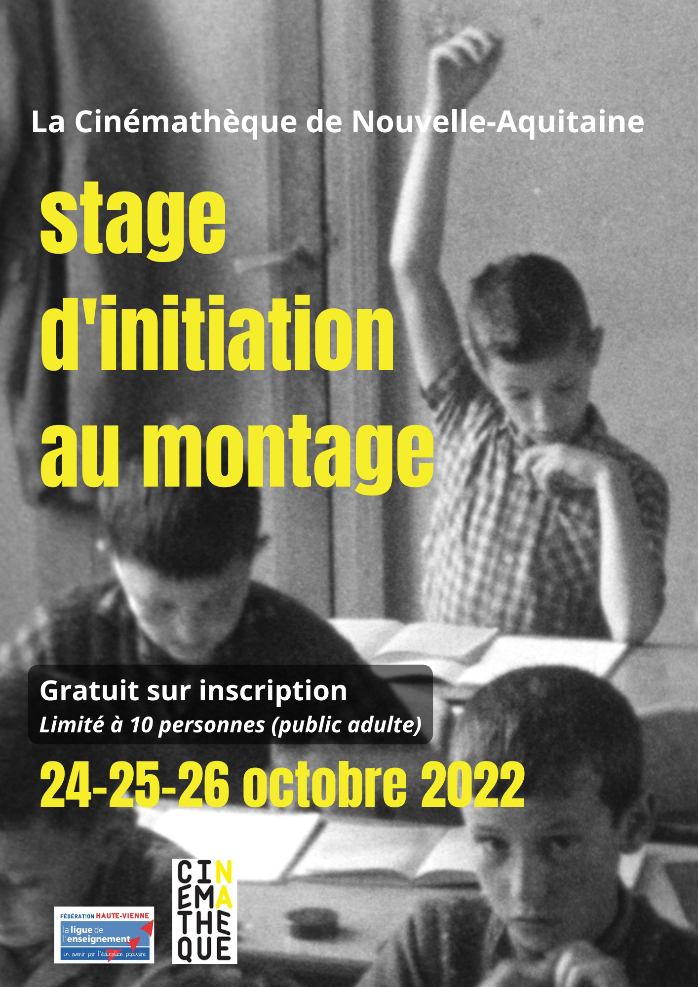 flyer stage montage recto